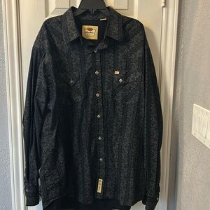 4XL Larry Mahen Pearl snap shirt